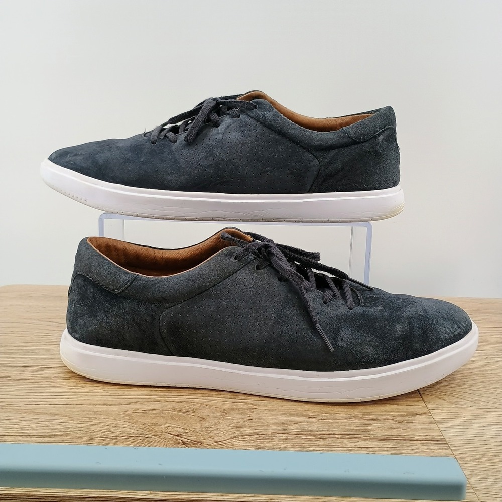 Cuater by Travis Mathew Phenom Gray Suede Men 10.5 Casual Golf Athletic Sneakers